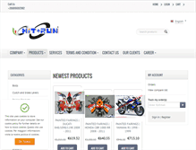 Tablet Screenshot of hitrunricambi.net